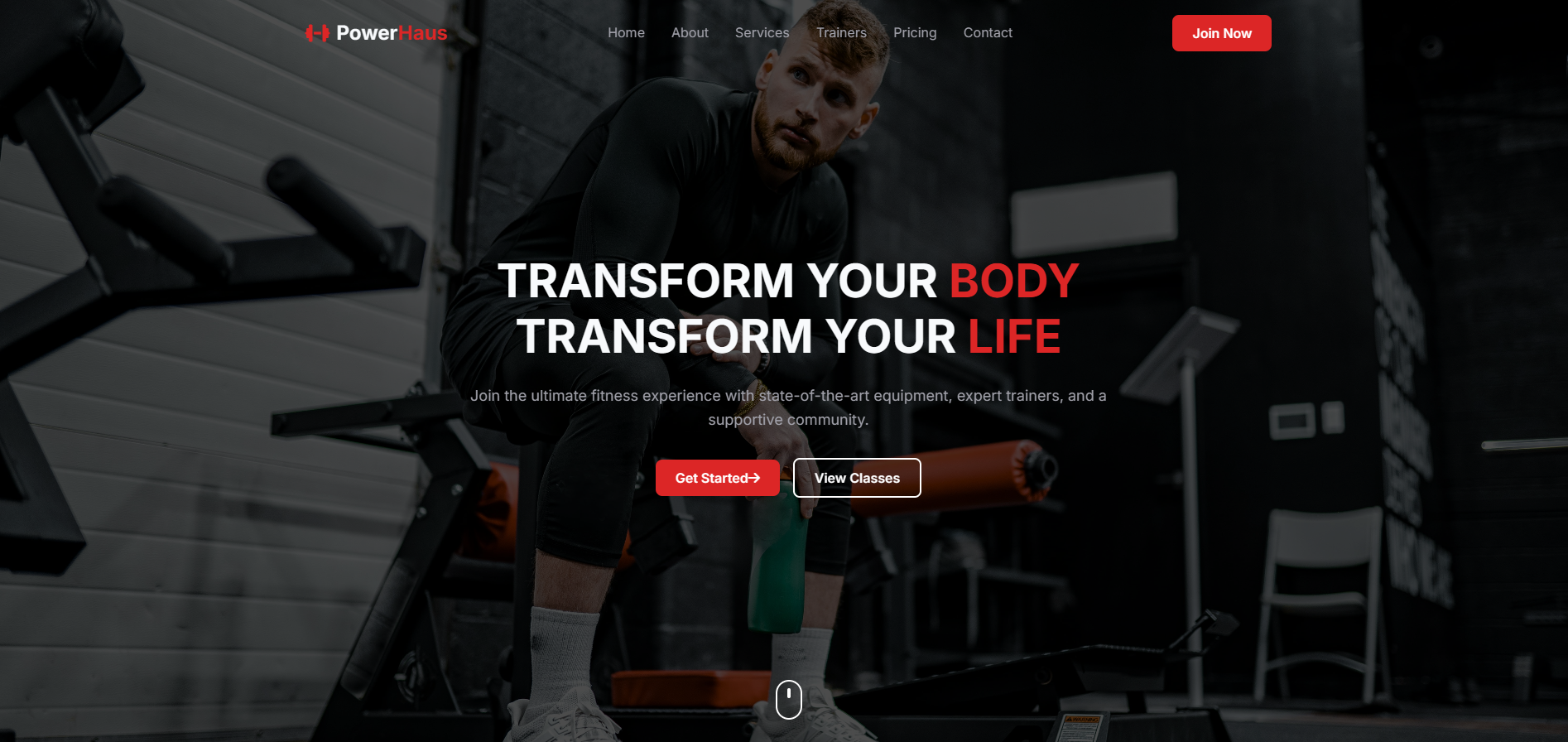 Gym Website